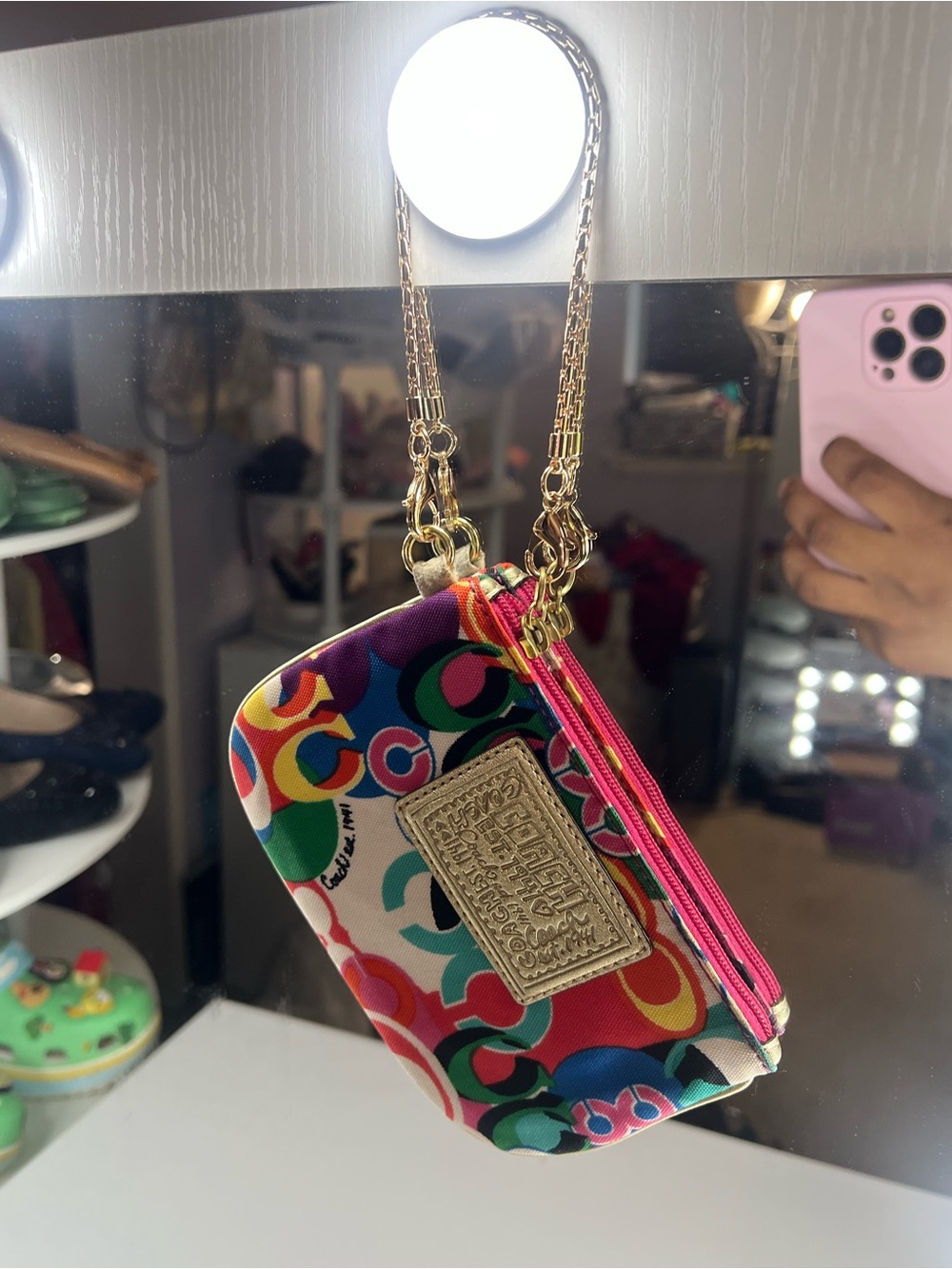 Coach Poppy Multi-ColorWristlet - Picture 9 of 9